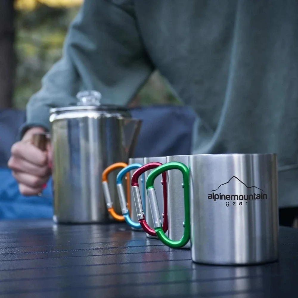 Alpine‎ Mountain Gear 5-piece Stainless Steel Coffee Set New In Packaging!